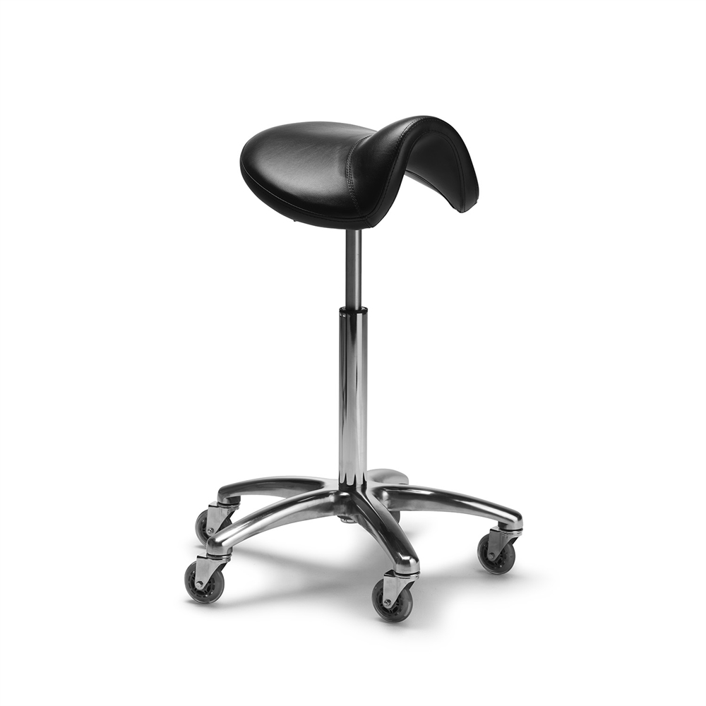 Salon stool, saddle
