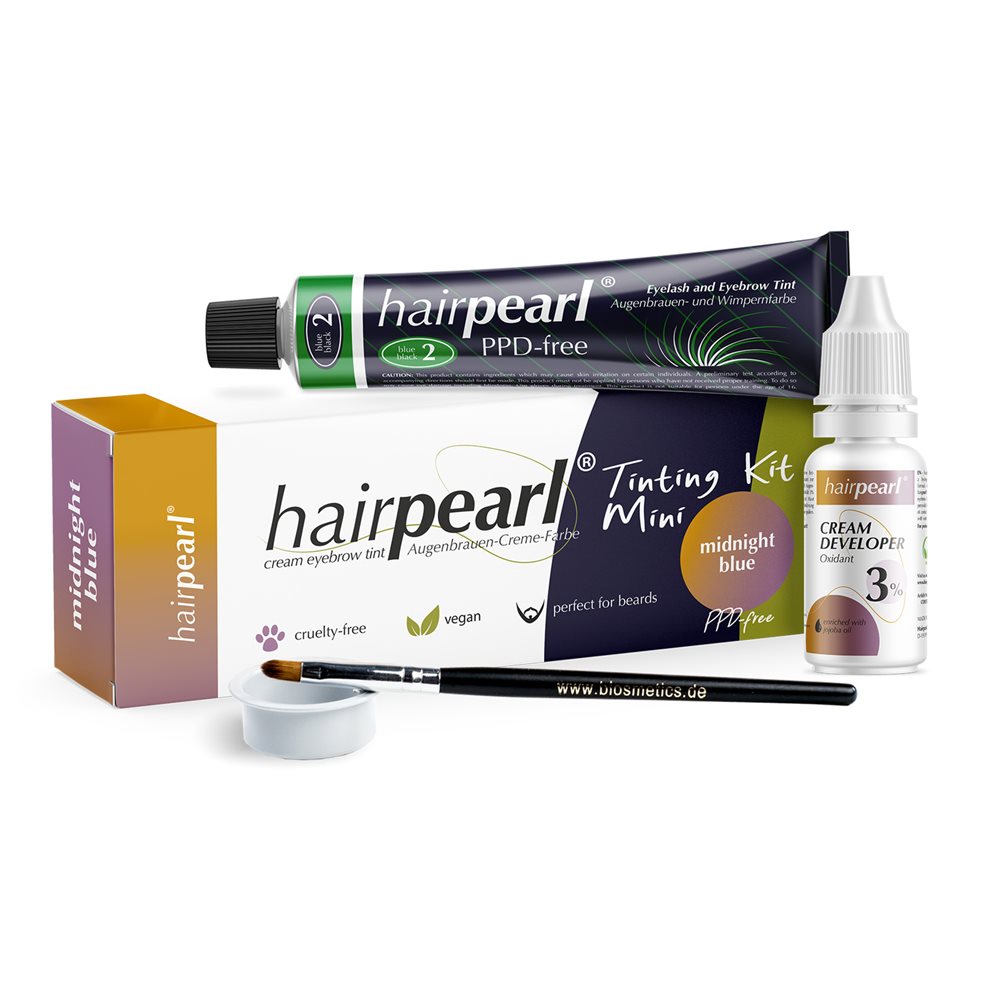 Hairpearl Tinting kit mini PPD free No 2 - Midnight blue