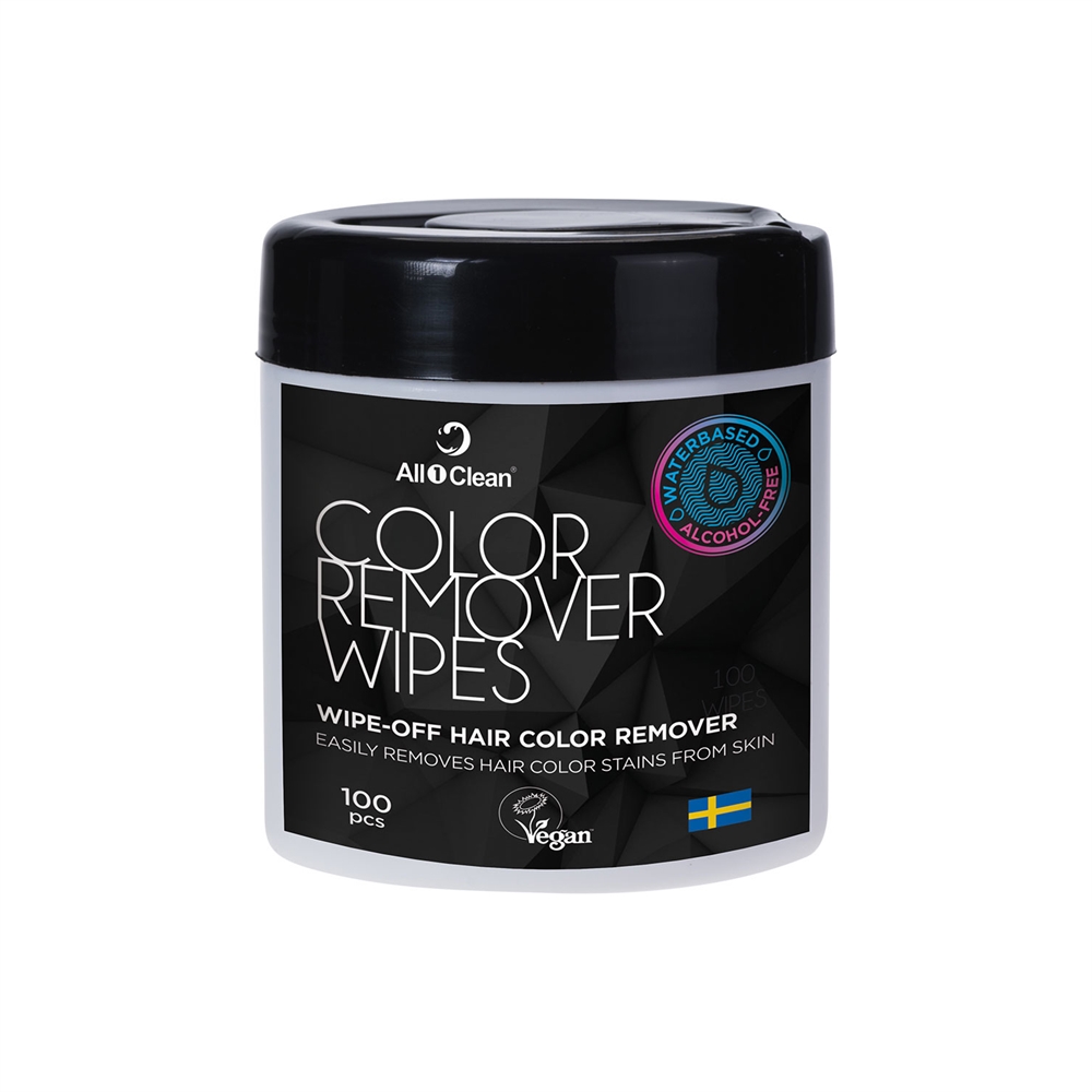 Hair color wipes