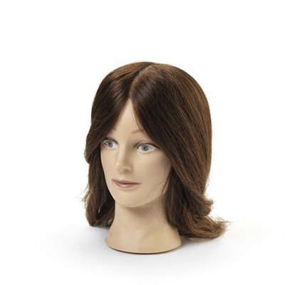 Yaki 100% Human hair practice mannequin head 40-45CM